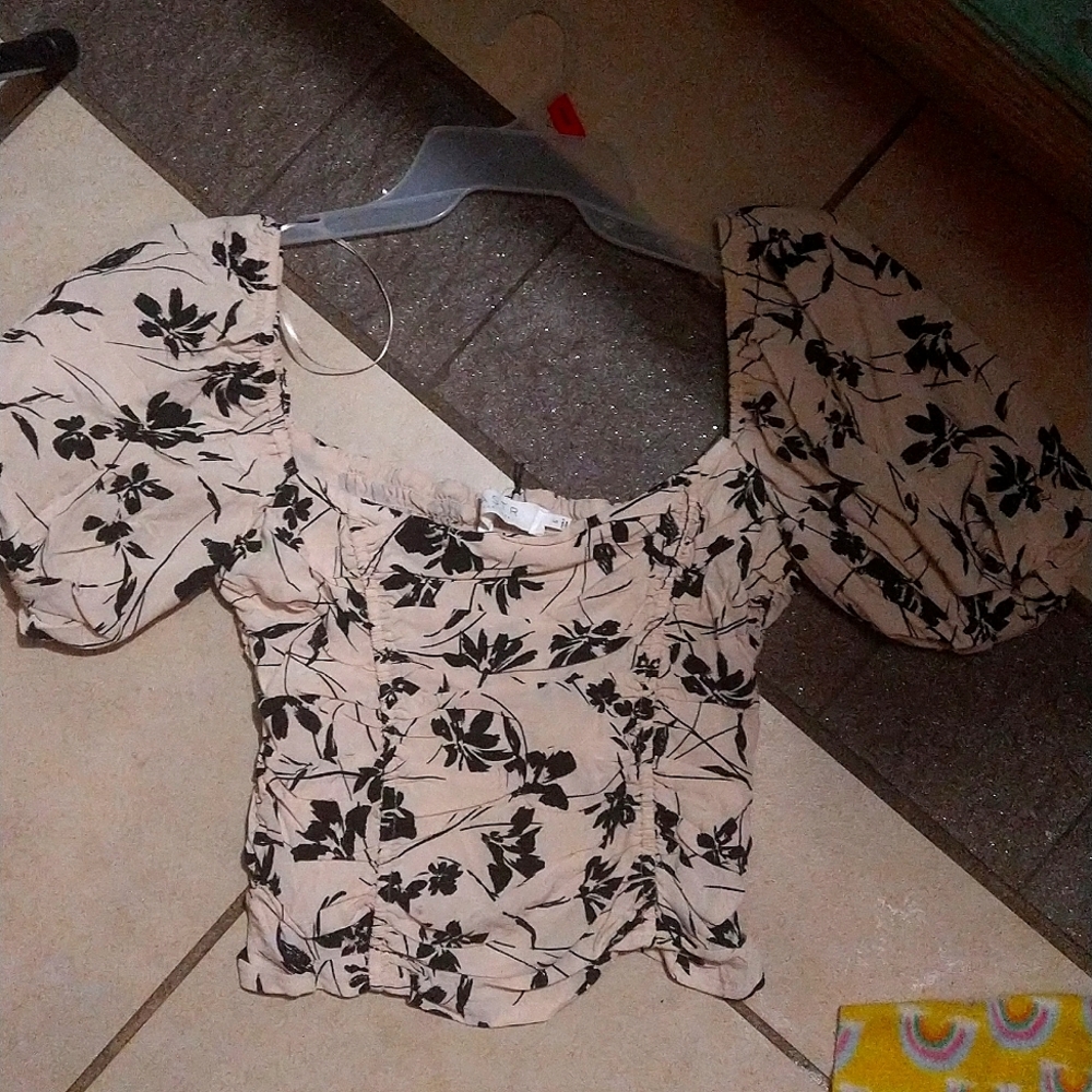 ASTR the label cropped blouse